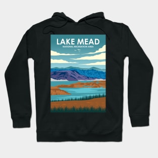 Lake Mead National Recreation Area Vintage Travel Poster Hoodie